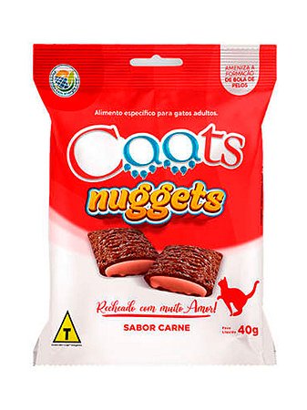 Petisco Nuggets Caats Sabor Carne para Gatos - 40g