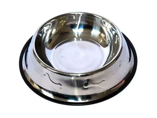 Comedouro Inox para Cães e Gatos - P, M e G