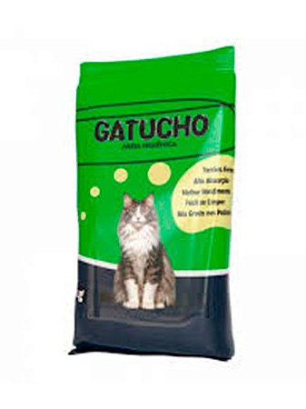 Areia Higiênica Gatucho para Gatos - 4kg ou 20kg (5x4kg)