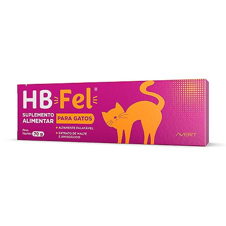 Suplemento Alimentar HB Fel Avert para Gatos - 70g