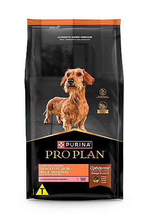 Ração Nestlé Purina Pro Plan Sensitive Skin Optihealth para Cães Adultos Mini e Pequeno - 2,5kg