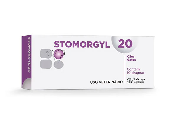 Antibiótico Merial Stomorgyl 20 para Cães e Gatos - 10 Comprimidos