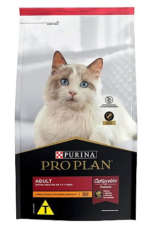 Ração Nestlé Purina Pro Plan Sabor Frango para Gatos Adultos - 400g ou 1kg