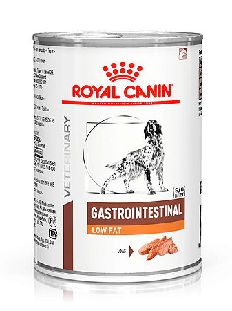 Ração Royal Canin Lata Canine Veterinary Gastrointestinal Low Fat - 400g