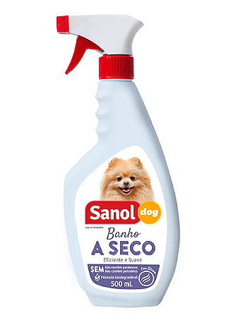 Banho a Seco Para Cães Sanol - 500ml