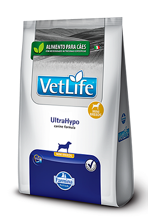 Ração VetLife Farmina UltraHypo para Cães Adultos Minis - 2kg