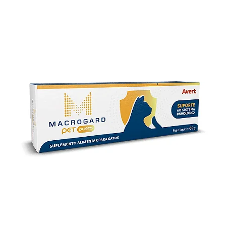 Macrogard Pet Pasta Avert Suplemento Alimentar para Gatos - 60g