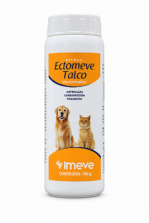 Talco Ectoparasiticida Ectomeve para Cães e Gatos 100g - Imeve