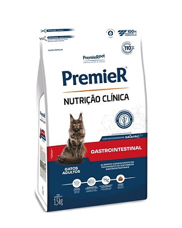 Ração PremieR Nutrição Clínica Gastrointestinal para Gatos Adultos - 1,5 kg