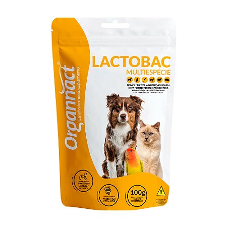 Suplemento Organnact Lactobac Multiespécie - 100g