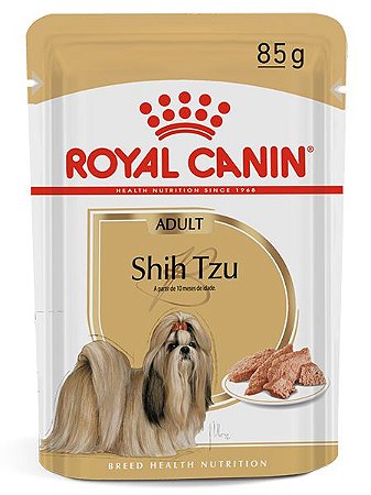 Ração Úmida Royal Canin Sachê para Cães Adultos da Raça Shih Tzu - 85g
