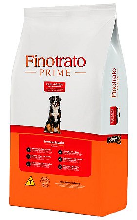 Ração Finotrato Prime Premium Especial para Cães Adultos de Raças Grandes - 15kg