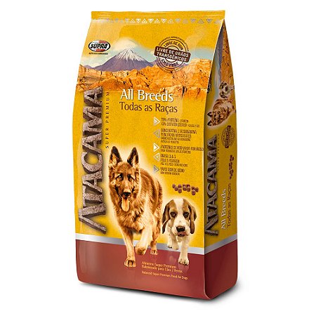 Ração Supra Atacama Super Premium para Cães Adultos de Todas as Raças - 14kg