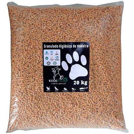 Granulado Higiênico de Madeira Eccopet de 20kg