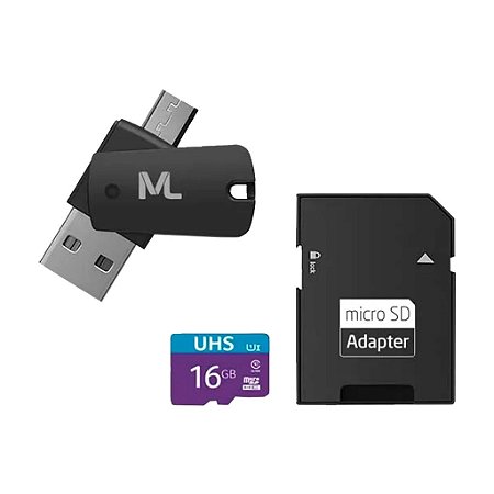 CARTAO UHS1 16GB +ADAP USB DUAL MC150