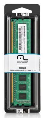 MEMORIA MULTILASER UDIMM 4GB DDR3 1600MHZ - MM410