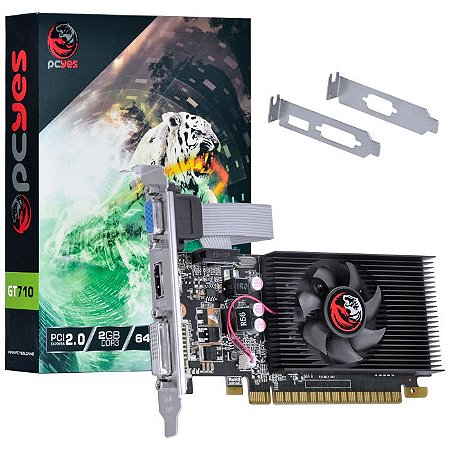 GPU GT 710 2GB DDR3 64 PA710GT6402D3LP