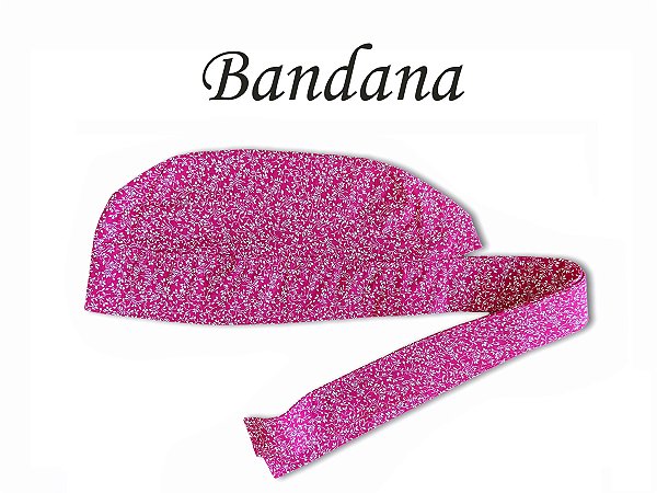 Bandana - Touca Pirata Floral Pink - ( unisex ) -  Uniblu
