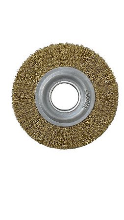 Escova Aço Latonado 7X1.1/2 - Escotec - Fio 25