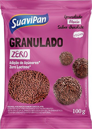 Granulado Zero Açúcar e Lactose 100g Display c/ 12 unid.