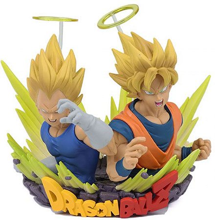 Vegeta e Goku Super Sayajin - Dragon Ball Z - Banpresto