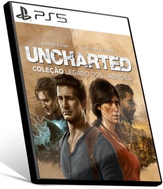 UNCHARTED COLEÇÃO LEGADO DOS LADRÕES PORTUGUÊS PS5 PSN MÍDIA DIGITAL