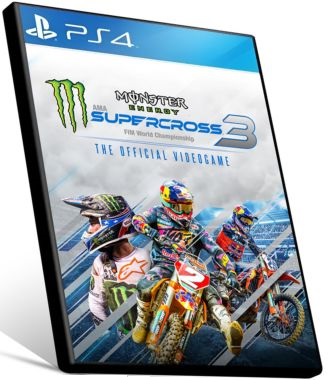Monster Energy Supercross - The Official Videogame 3 - PS4 PSN MÍDIA DIGITAL