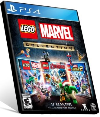 Coleção LEGO Marvel  - PS4 PSN Mídia Digital