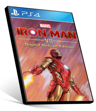 Marvel's Iron Man VR Edição Digital Deluxe -  PS4 PSN MÍDIA DIGITAL