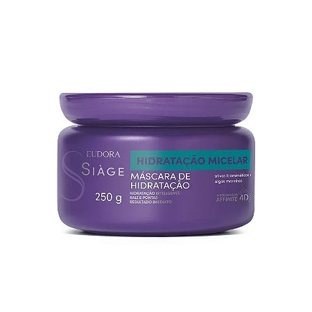Máscara Capilar Siàge Hidratação Micelar 250g - Eudora
