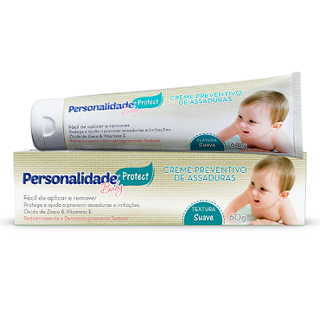 Creme de Assadura Personalidade Baby Protect 60G - 12 Unidades