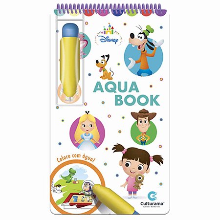 Aqua Book Disney Baby - Livro Colorir Com Água