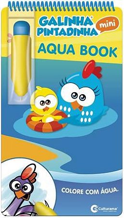 Aqua Book Galinha Pintadinha Mini - Livro Colorir Com Água