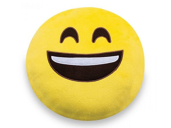 ALMOFADA EMOJI 36CM ALEGRE AMARELO