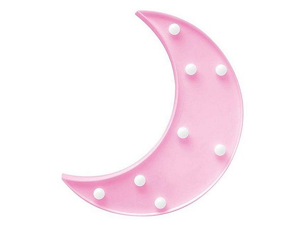 LUMINOSO LED ART HOUSE LUA ROSA