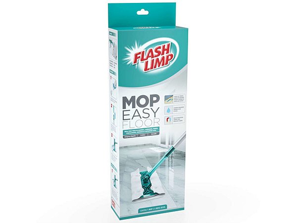 Mop Easy Floor Tira Pó Limpeza Eletrostática Flashlimp