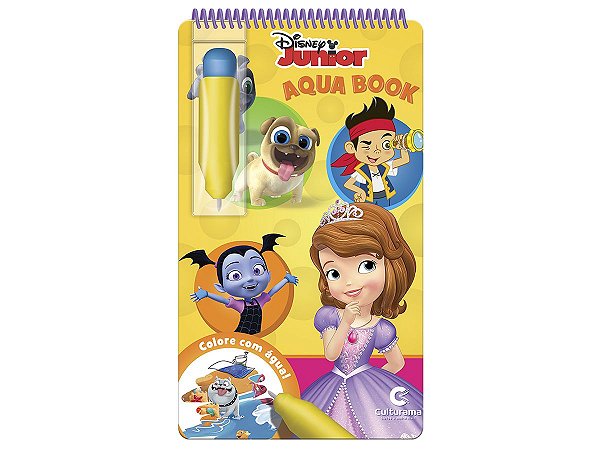 Aqua Book Disney Junior - Livro Colorir Com Água