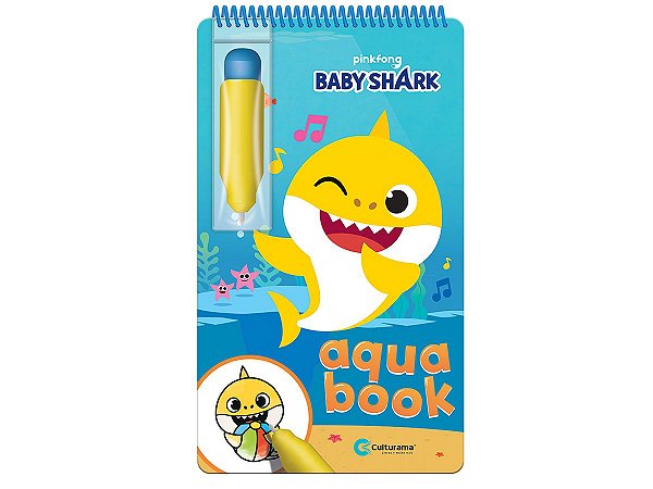 Aqua Book Baby Shark - Livro Colorir Com Água