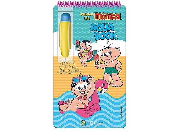 Aqua Book Turma da Mônica - Livro Colorir Com Água