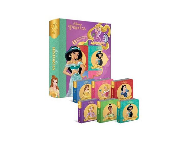 Livro Box De Historias Princesas - c/ 6 Mini Livrinhos