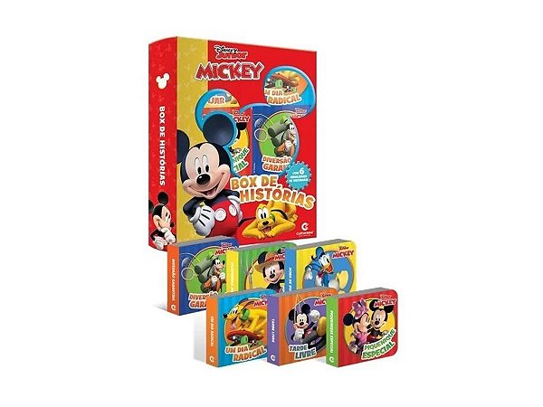 Livro Box De Historias Mickey - c/ 6 Mini Livrinhos