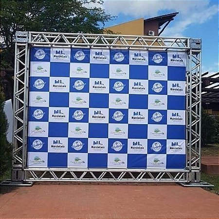 Painel Backdrop com lona