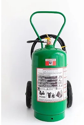 EXTINTOR CARRETA PARA BATERIA DE LÍTIO 50 LITROS