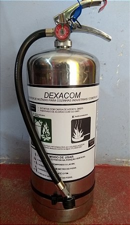 EXTINTOR CLASSE K PORTÁTIL 6 LITROS