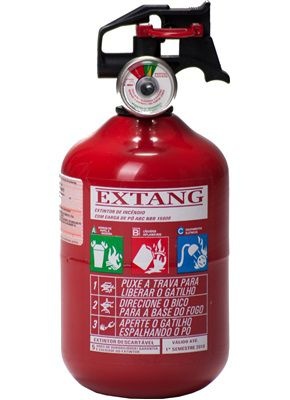 Extintor Veicular Pqs 1 kg ABC - Validade de 5 Anos