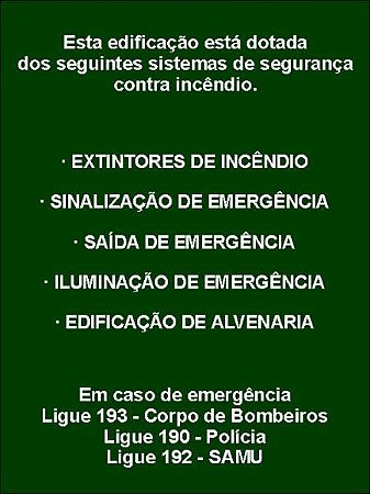 PLACA INDICATIVA M1-B