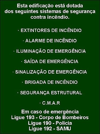 PLACA INDICATIVA M1-G