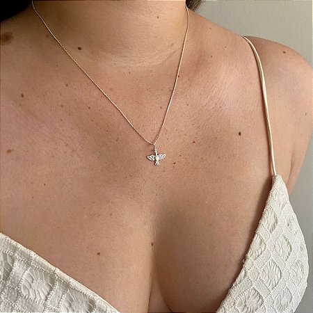 Colar Divino Espiríto Santo- Prata 925