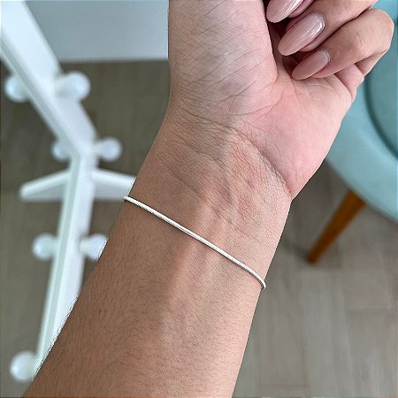 Pulseira Rabo de Rato - Prata 925