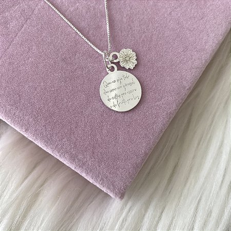 Colar Girassol - Prata 925